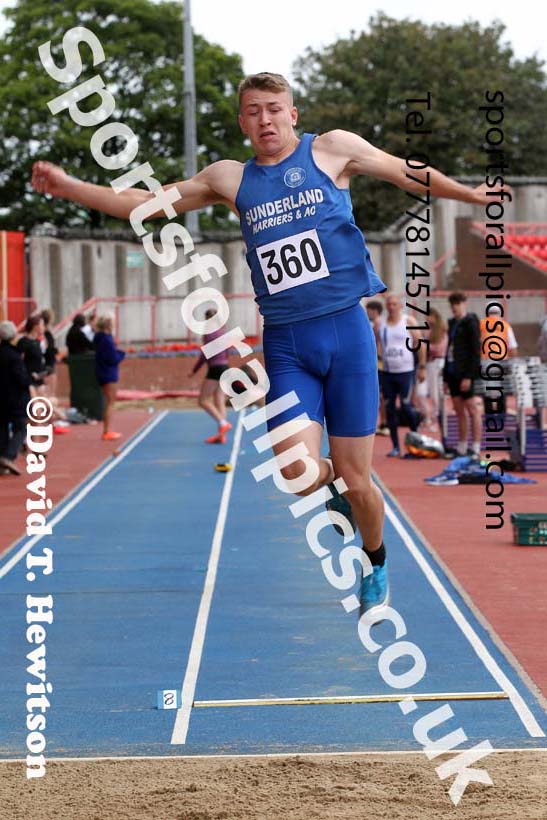 Long jump, 2021 Gateshead Tartan Games. Photo: David T. Hewitson/Sports for All Pics